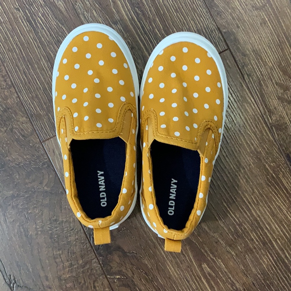 Old Navy slip-ons toddler size 8 mustard/yellow - Picture 6 of 8
